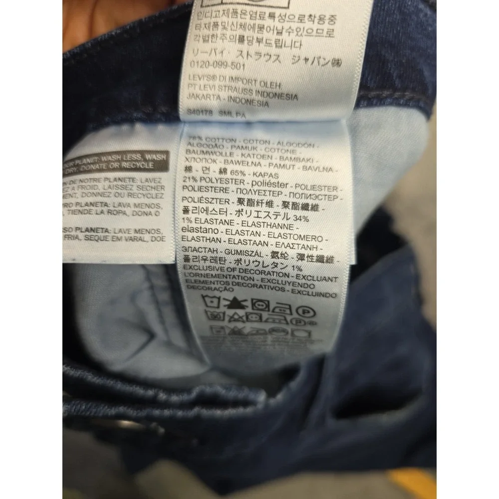 Levi 541 Denim Jeans Men's 40x32 Blue Dark Wash Stretch Athletic Taper NWT